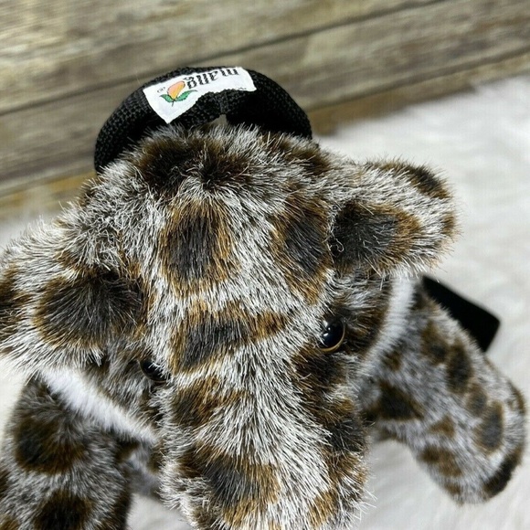 Mango Teddy Bear Co Snow Leopard Plush Cat Backpack 16" RARE - Picture 8 of 12